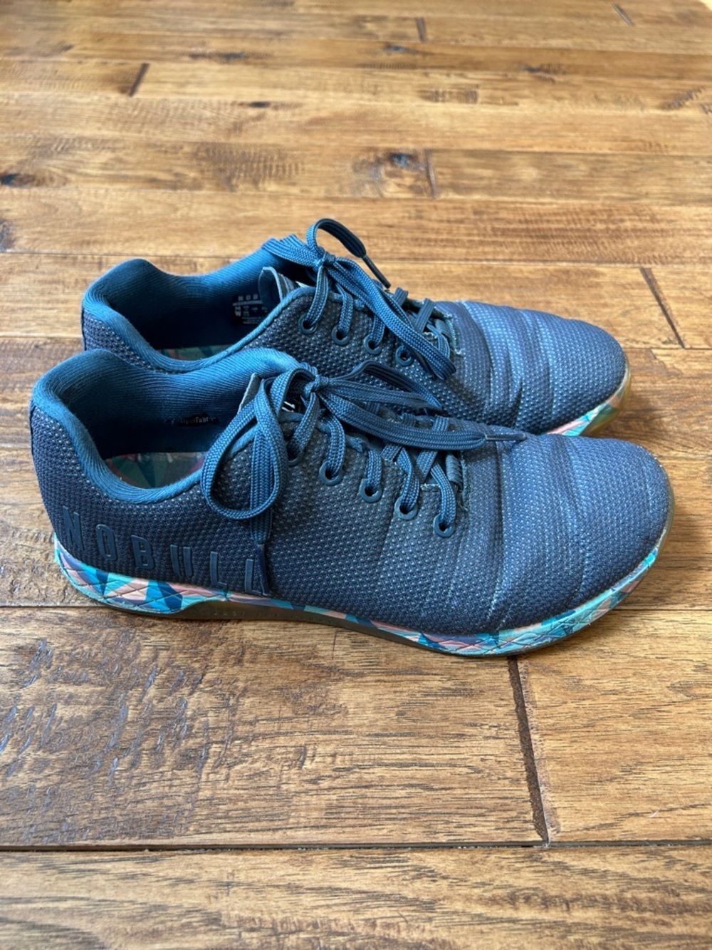 Nobull Outwork Superfabric Trainers Sneakers Gym Workout Blue Mens Size 10
